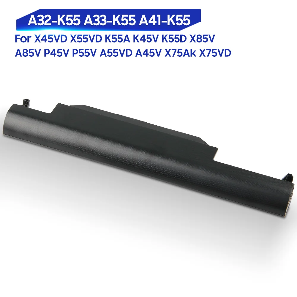 Оригинальная сменная Новая батарея для ASUS A55VD A45V X75AK X75VD K95VM X45VD X55VD K55A A85V P45V