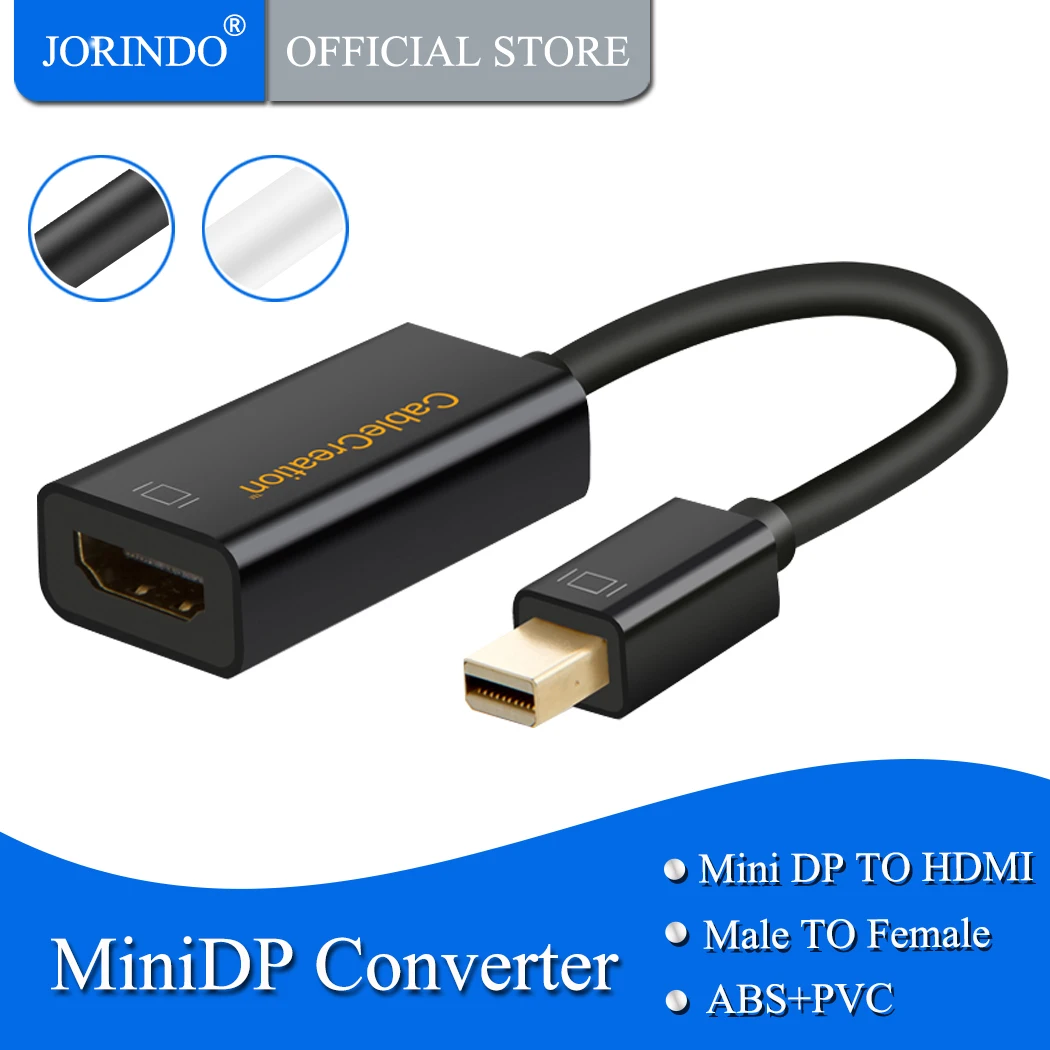 Адаптер Mini DisplayPort HDMI адаптер jorinдо DP (совместимый с портом Thunderbolt) к AV HDTV| |