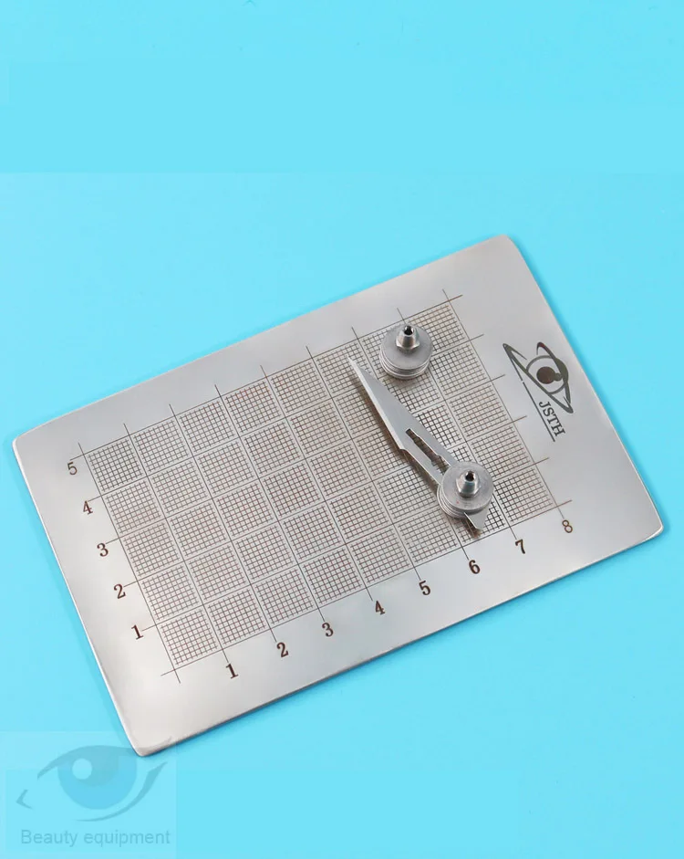 Nariz Beleza Moldar Inoxidável Preto Gravura Versão Medição Dupla-face Escala Cartilagem Cutt Aço 8 High Quality Beleza e saúde