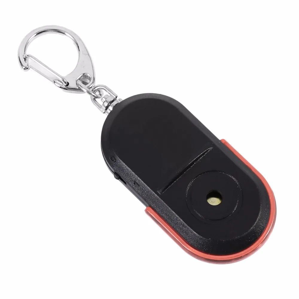 Anti-Lost Alarm Key Finder Locator Keychain Whistle Sound With LED Light Mini Anti Lost Key Finder Sensor zigbee siren alarm