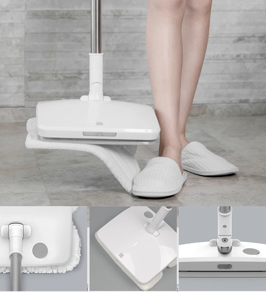 Xiaomi SWDK D260 Ручная Электрическая Швабра для пола Бытовая Чистка с светодиодный светильник и запасные части для уборки