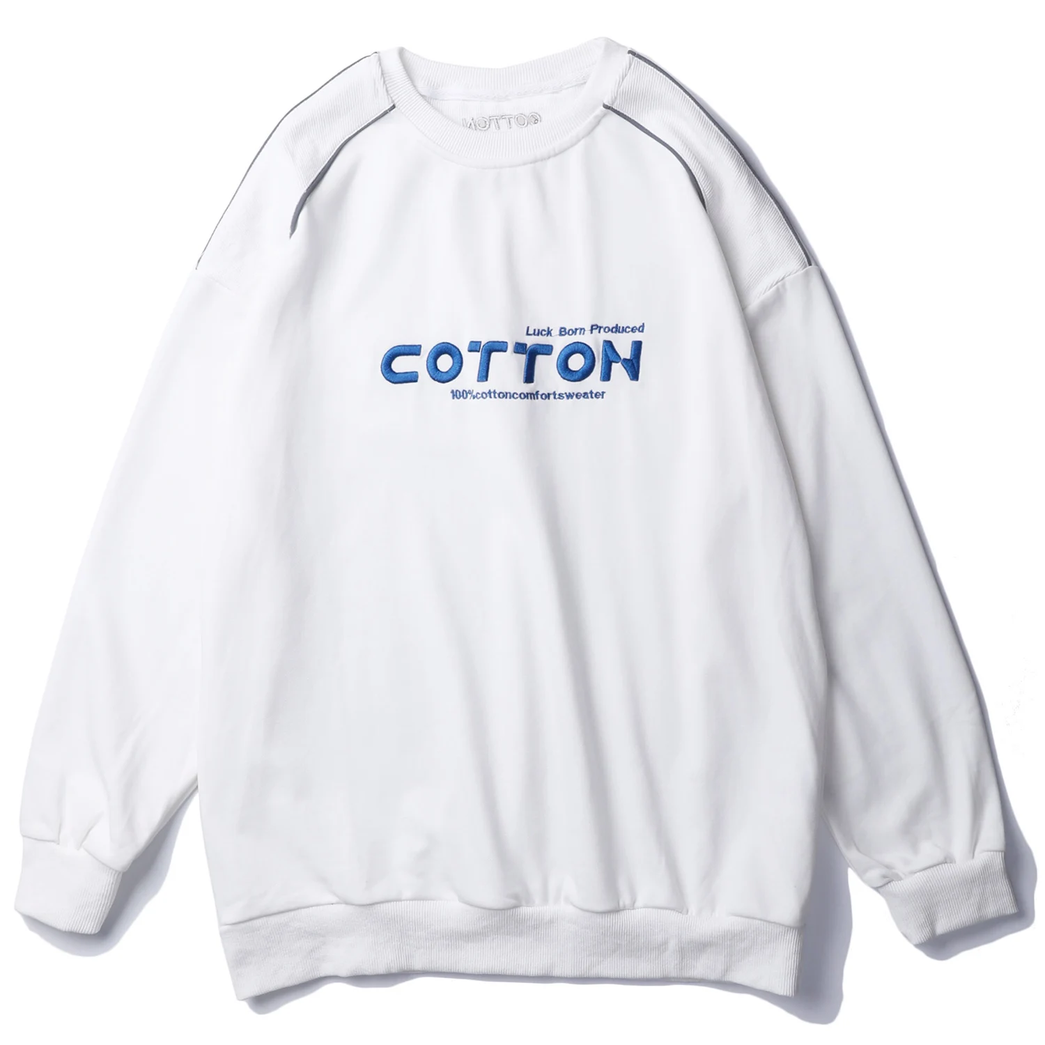Aelfric Eden Sweatshirts Men Letter Embroideried Autumn Harajuku Streetwear Casual Cotton Pullover Outwear Male Long Sleeve