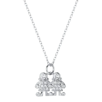 

Fahmi 2020 New Popular 100% 925 Sterling Silver Necklace4-2 High Quality Original Jewellery For Women Party Wedding Gift