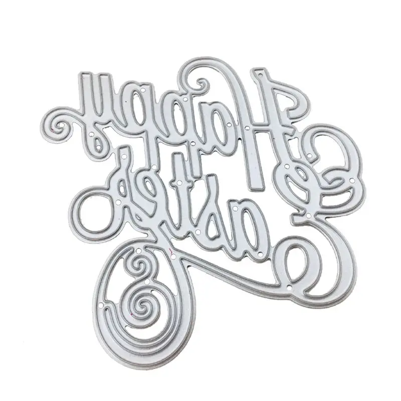 

2020 New Happy Easter Metal Cutting Dies Stencil Scrapbooking DIY Album Stamp Paper Cards