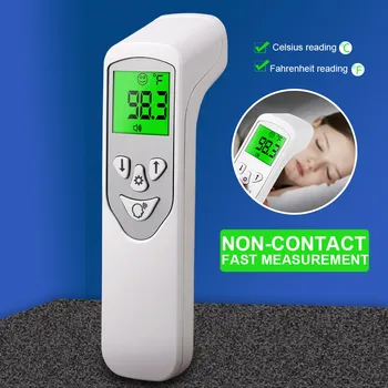 

Muti-Fuction Baby/adult Digital Thermometer Infrared Forehead Body Thermometer Gun Non-Contact Temperature Measurement Fast Ship