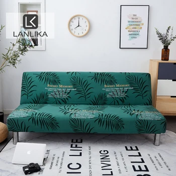 

Lanlika 2020 All-inclusive Folding Sofa Bed Cover Tight Wrap Sofa Towel Couch Cover Without Armrest housse de canap cubre sofa