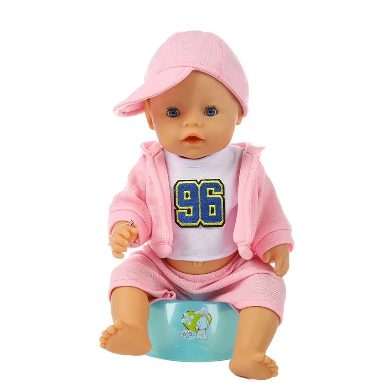 Happy Elfin Baby New Born Fit 18 дюймов 40-43 см спортивная одежда для мальчиков куклы одежда для ребенка кукла подарок на день рождения Аксессуары 026