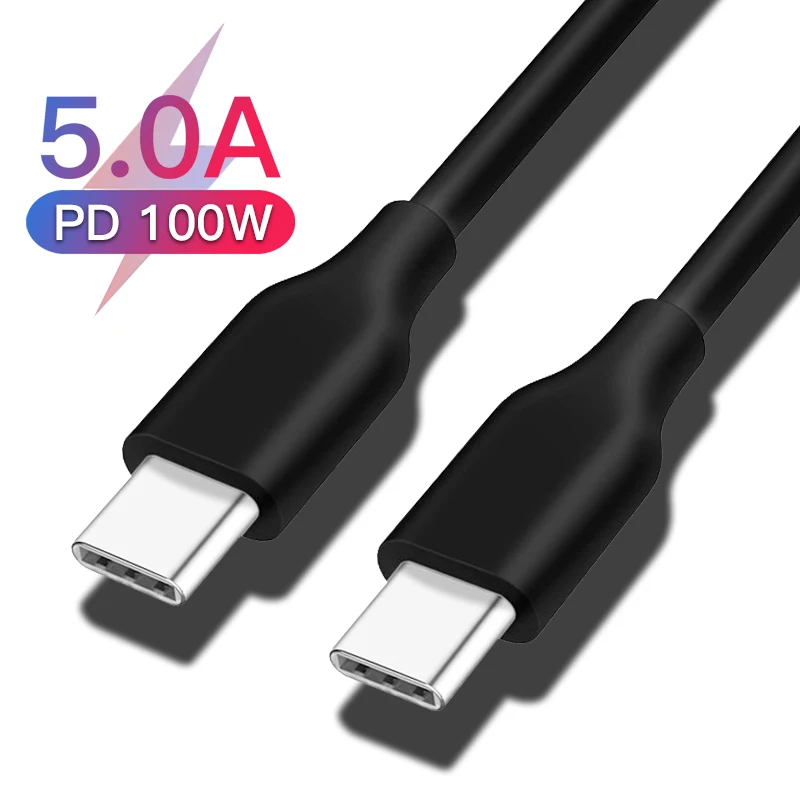 Кабель для быстрой зарядки Samsung S10 Note 10 5 А USB Type C-USB C PD кабель передачи данных и iPad
