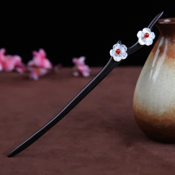 

Hairpin Chinese Style Classical China Wind Decorate Shell Fresh Idea Ornaments Court Step Shake Tassels Disc Hair Long Hairpin
