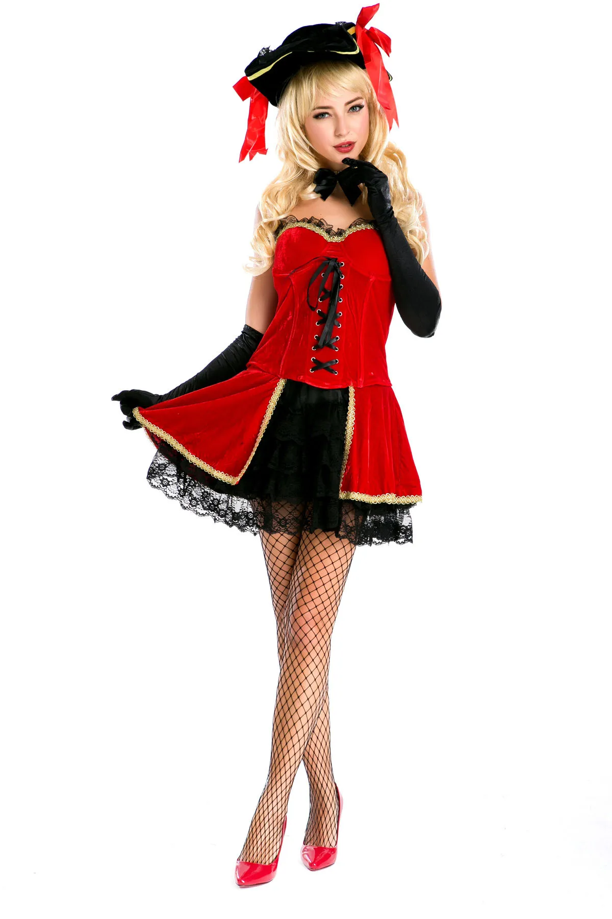 

Europe And America Women's Halloween Clothing Cosplay Sexy Uniform QUEEN'S Outfit Stage Costume Performance Wear