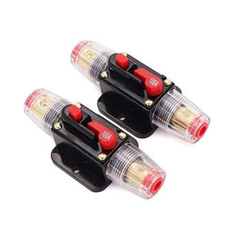 

2 Pcs 100A 12V-24V DC Circuit Breaker for Car Marine Trolling Motors Boat ATV o Protection