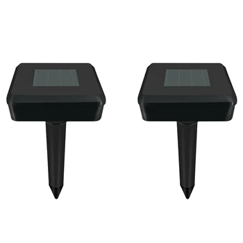 

2Pcs Solar Insect Repellent Ultrasonic Mole Repellent Outdoor Rodent-Proof Rodent Backyard Gardening Tools