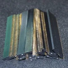 20 piezas mujer único Pin Header para Arduino 1x40 fila Conector recto de conectores de 2,54mm 40 cabeza de pernos de módulos