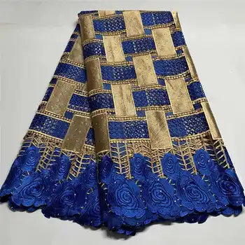 

Skin Friendly soft Guipure Lace Elegant High Quality latest African Cord Fabric for Nigerian Wedding Party Dress NN822-5