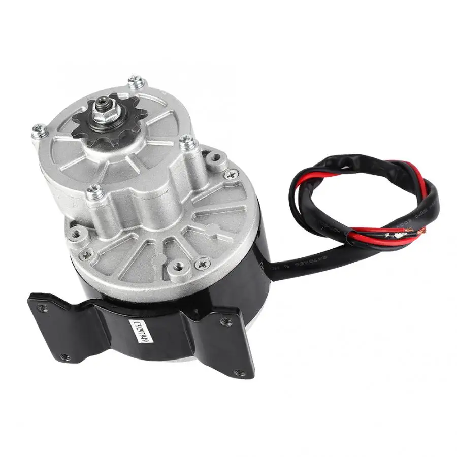 Durable Bicycle Modified Parts 24V 250W Metal Gear Reduction Motor For Electric Bicycle DIY Accessory