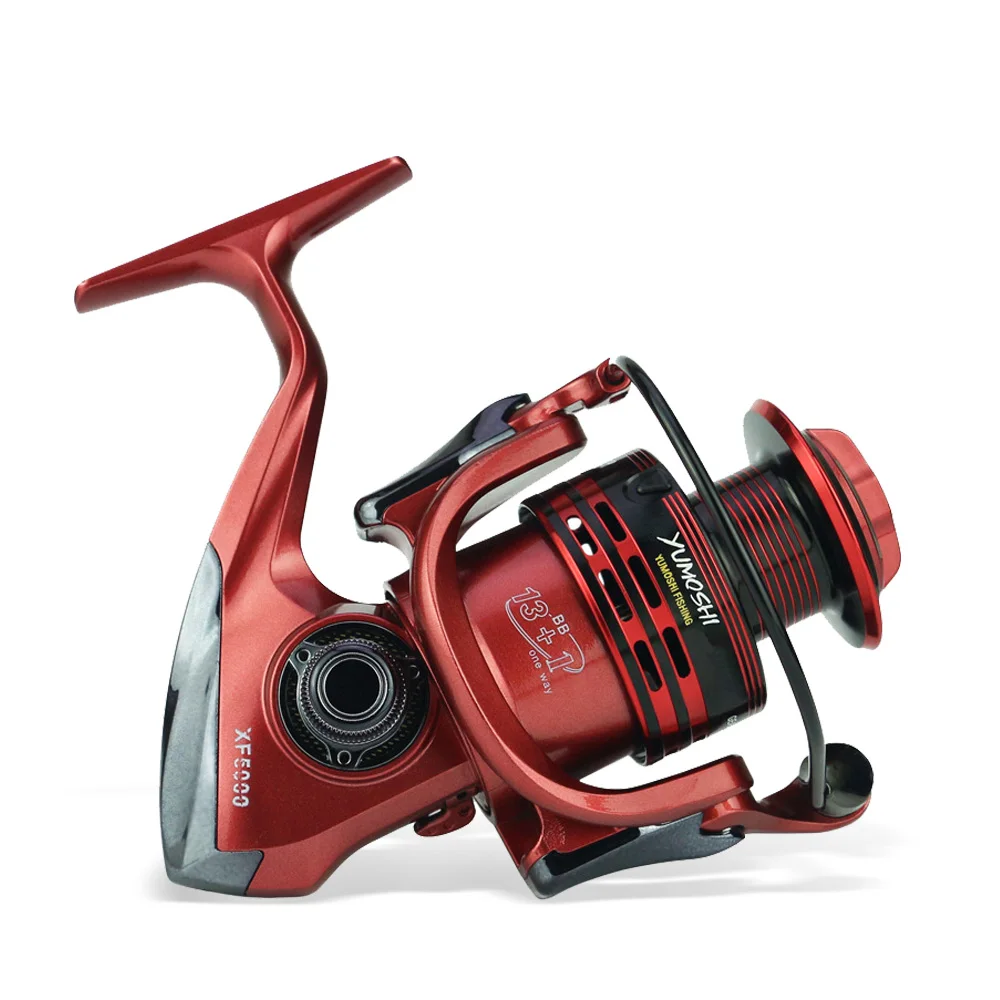 

CALOFE 1000-7000 Series Fishing 13 + 1BB 5.5: 1 Metal Fish Feeder Spinning Reels Baitcasting Sea Rock Fishing Wheels