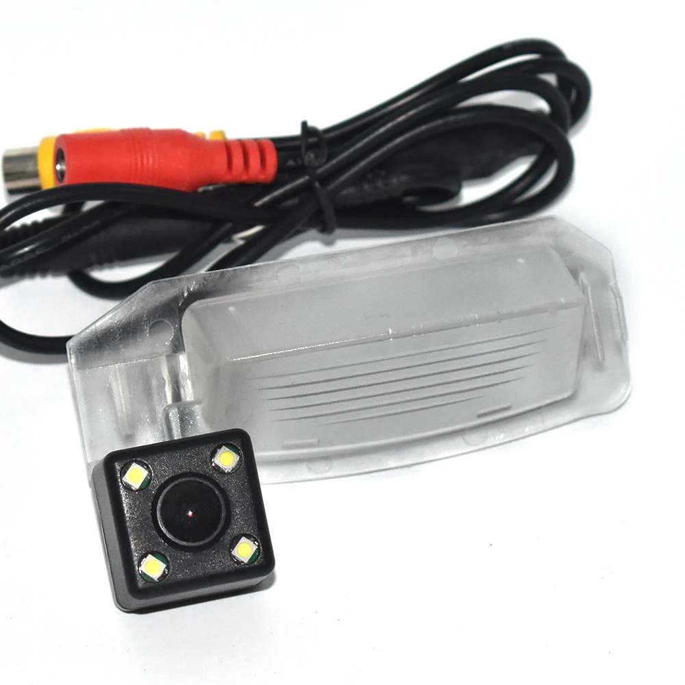 ZJCGO CCD Автомобильная камера заднего вида для парковки MMitsubishi Lancer Sportback Outlander, новинка, как Eclipse Cross i-MiEV - Название цвета: 4-LED