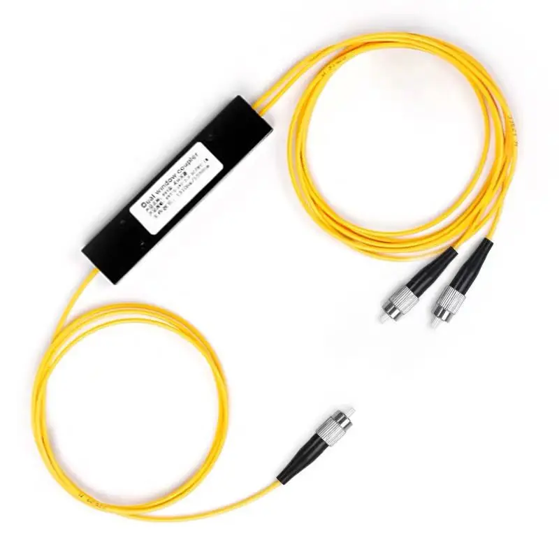 1X2 Волоконно-Оптический FTTH разветвитель оптический FBT муфта 1x2 FC UPC Одномодовый simplex plc оптический сплиттер