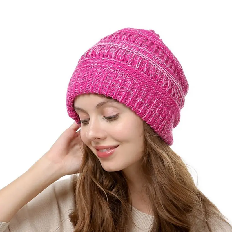 Однотонные шапки унисекс на осень и зиму, мягкие теплые вязаные шапки для мужчин и женщин, шапки с черепом s