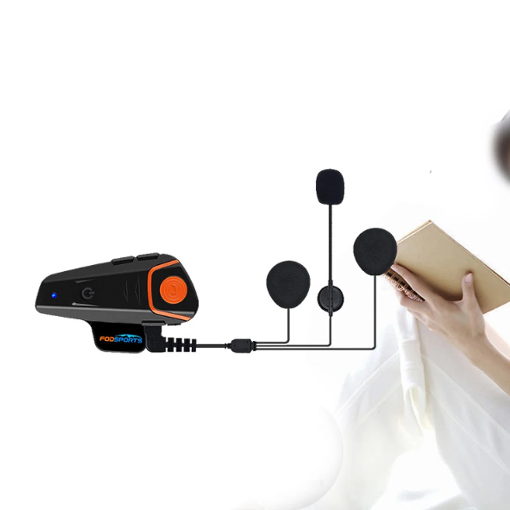 BT-S2 Pro мотоциклетный домофон шлем гарнитура мотоцикл беспроводной Bluetooth переговорные Водонепроницаемый мото мсун FM