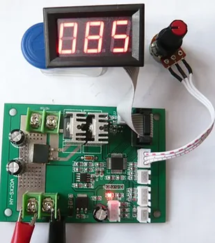 

PWM DC motor governor with Display DC brush motor controller 12-24V