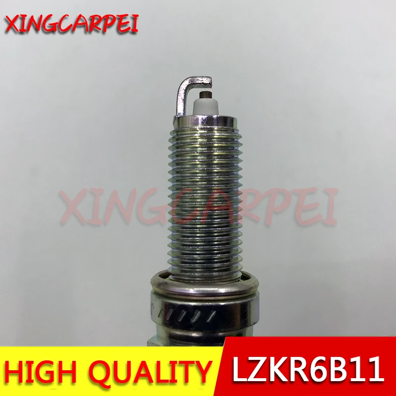 4 шт. 18855-10060 LZKR6B-10E Авто зажигания свечи зажигания для HYUNDAI KIA1885510060 LZKR6B10E