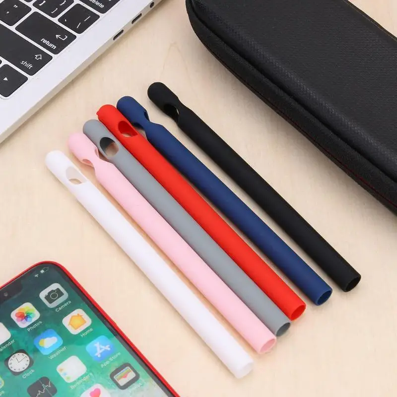 Чехол на молнии, сумка для хранения, силиконовая ручка, чехол для iPad Pencil 1 Stylus Pen, новая силиконовая подставка для ручек, профессиональный дизайн