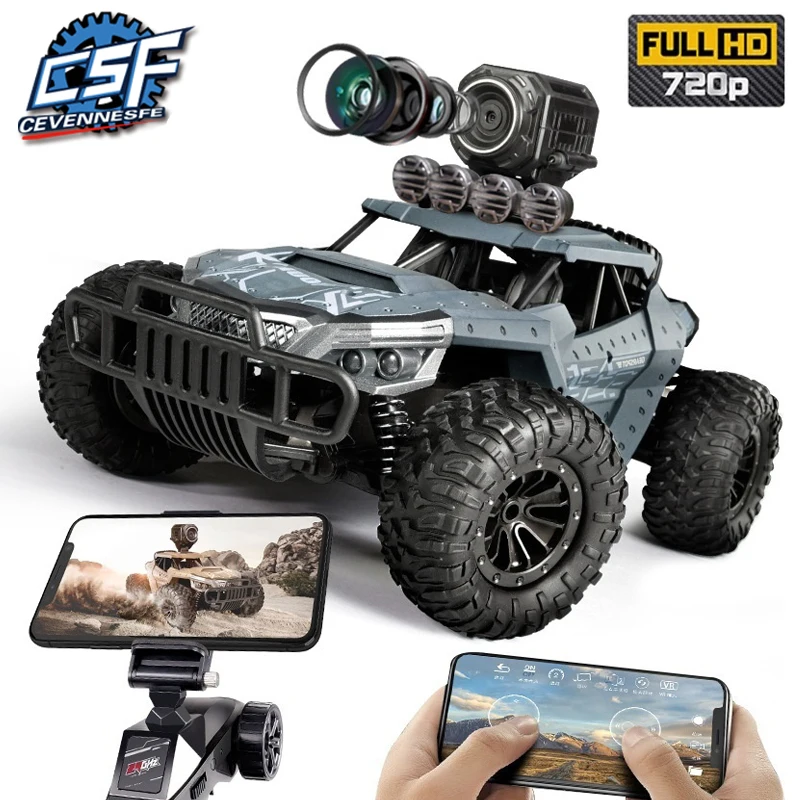 

2020 NEW 1:12 RC Car 2.4GHz 4WD With HD Camera Cars Off Road Buggy Toy High Speed Climbing RC Car Real-time transmission Toys