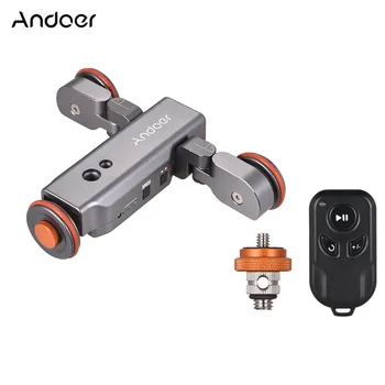 

Andoer L4 PRO Motorized Camera Video Dolly Track Slider Remote Control Mini Slider Skater for Canon Nikon Sony DSLR Camera Phone