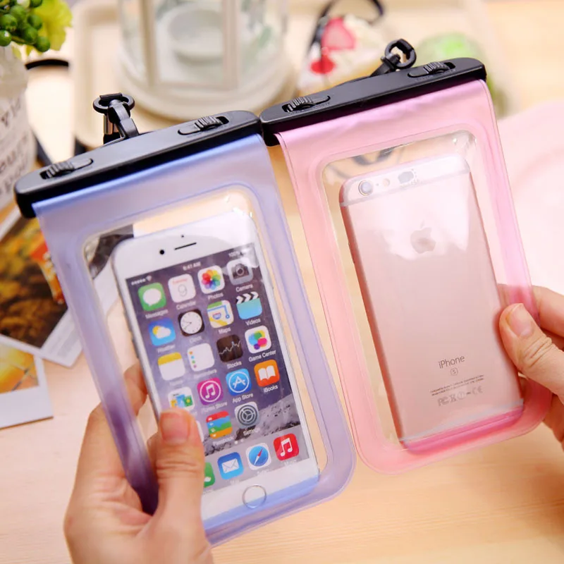 

190 Drifting Waterproof Cellphone Bag Clip-Waterproof Diving Swimming Drifting Bag Touch Screen Photo Shoot Mobile Phone Bag