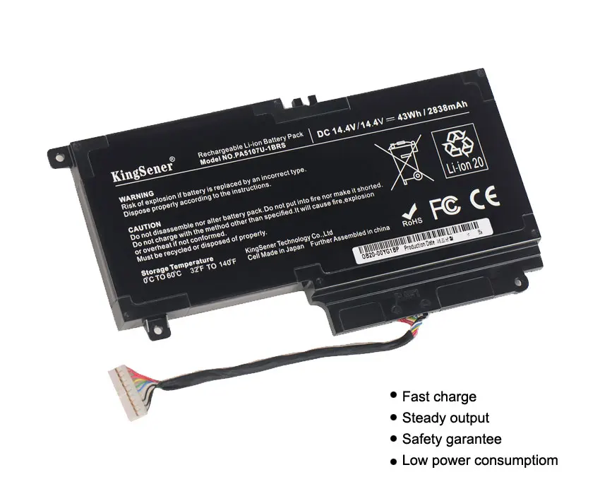 Cena KingSener PA5107U PA5107U 1BRS bateria do toshiby z dostępem do kanałów satelitarnych L45 L45D L50 S55 P55 L55 L55T P50 P50 A P55 S55 A 5275 S55 A5294