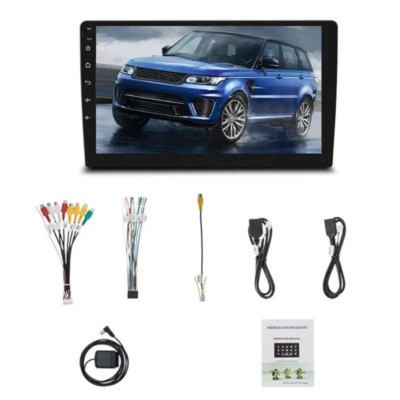 1080P HD 10101 2 DIN 10,1 дюймов сенсорный экран Android 8,1 стерео gps FM MP5 плеер