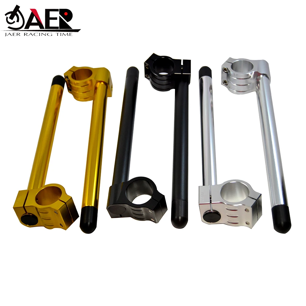 JAER 2 шт. CNC 48 мм мотоциклетный Руль клип на Ons вилка рукоятка зажим для Honda CBR600RR 2005-2013 для Suzuki GSXR1000