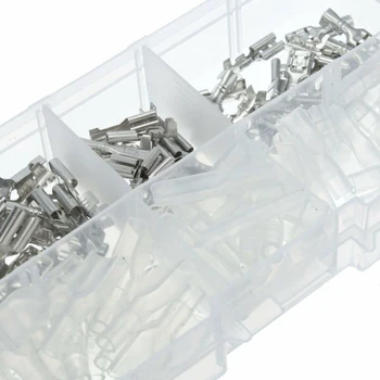 

Sleeves Crimp Terminal 120pcs Set Spade Wire connector Automotive Pins 2.8-6.3mm Car Speaker Electric