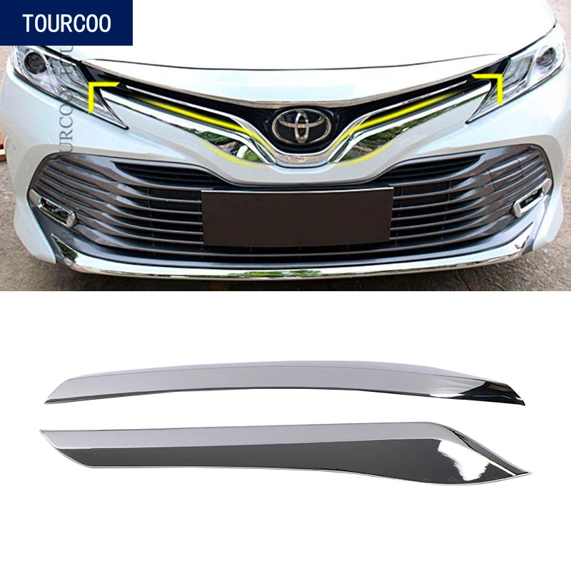 Автомобильный Стайлинг для Toyota Camry внешняя передняя решетка отделка, наклейки