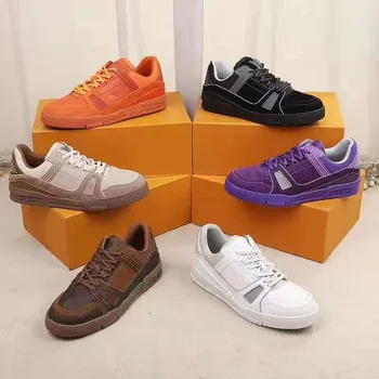 

Mixed Colors Shoes Men Lace-up Runway Zapatos De Mujer Platform Flat Gym Sports обувь женская Fashion Walking Man Shoes 39-44