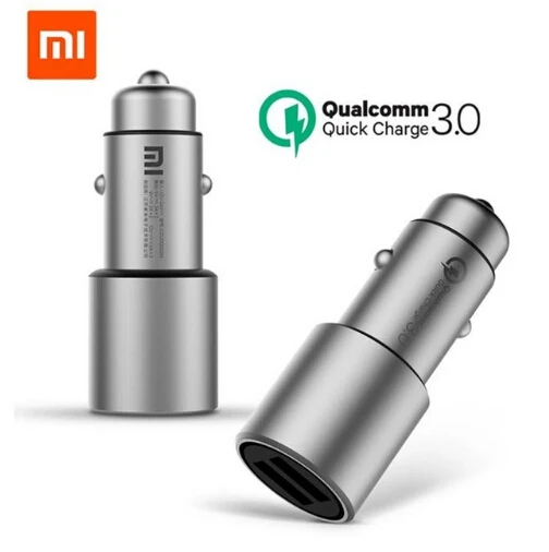 Оригинальное автомобильное зарядное устройство Xiaomi Quick Charge 3 0 MI 5 В/3A двойной USB 9