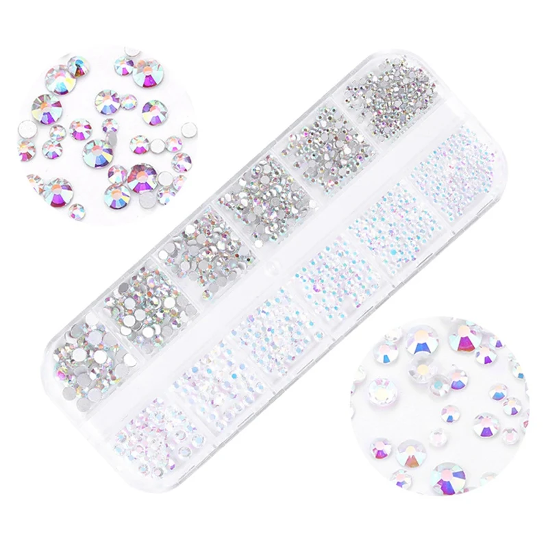 New Colorful Shiny Round Ultrathin Sequins Colorful Nail Art Glitter Tips UV Gel 3D Nail Decoration Manicure DIY Accessorie