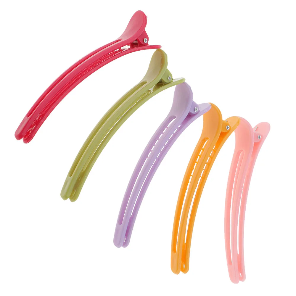 10 Pieces Of Color Salon Hair Clips Cute Jelly Bangs Clips Small Fresh