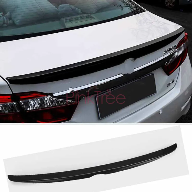 Аксессуары для Toyota Camry XV50 2015 2016 2017 задний спойлер заднее крыло Черный ABS Тюнинг