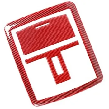 

3pcs Reading Light Cover Roof Lamp Trim Decor ABS Red For Dodge Challenger 2015+
