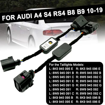 

For Audi A4 S4 RS4 B8 B9 2010-2019 2pcs Dynamic Turn Signal LED Taillight Add-on Module Wire Indicator Left & Right Tail Light