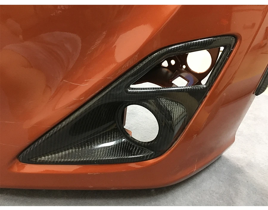 Углеродное волокно передний бампер противотуманная фара крышка вентиляционное отверстие для Toyota GT86 2012- стайлинга автомобилей