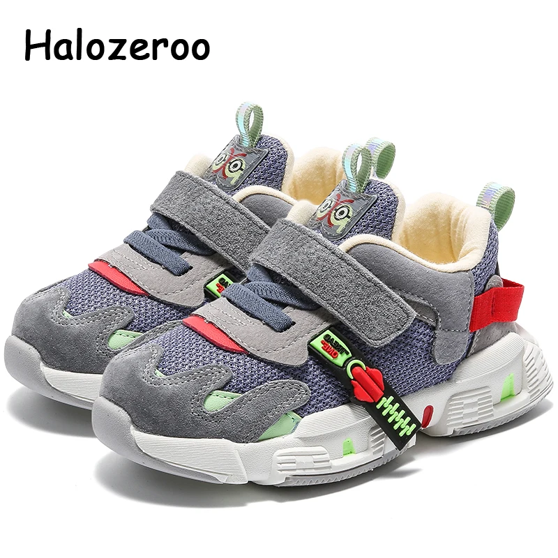 Spring Toddler Casual Sneakers Children Sport Sneakers Baby Girls Mesh Brand Shoes Boys Genuine Leather Sneakers Trainers