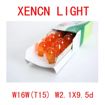 

free shipping fee halogen blub XENCN W16W(T15) W2.1X9.5d 12V 16W 921 Interior Light Amber Dashboard Warning Indicator Gauge Lamp