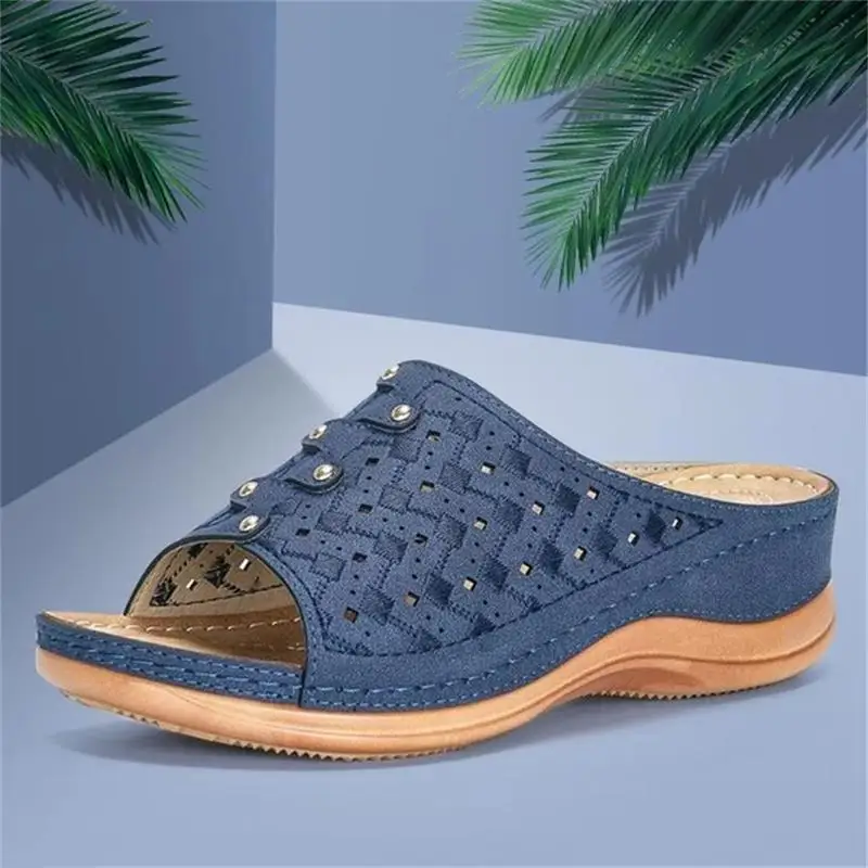 DAHOOD Women Summer Slippers 2020 New Soft Home Beach Ladies Platform Shoes Open Toe Slides Slip-on Sandals Plus Size | Обувь