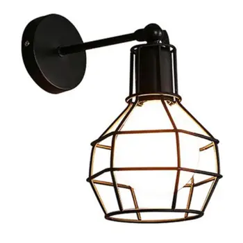 

2020 Brand New Retrol Style Iron Wall Light Lamp No Bulb Lighting Fixture E27 For Restaurant