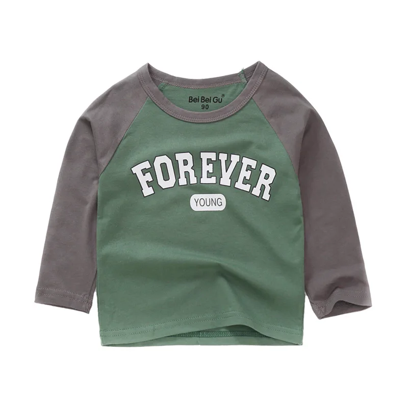 Футболки для маленьких мальчиков детская футболка с героями мультфильмов г. Весенняя футболка с длинными рукавами для мальчиков и девочек детская одежда детские топы, футболки - Цвет: LCK091719