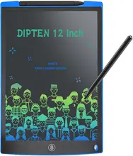 Tablette d'écriture LCD colorée pour enfants, 12 pouces, planche à gribouiller, pour dessin, jouet éducatif et d'apprentissage, cadeau