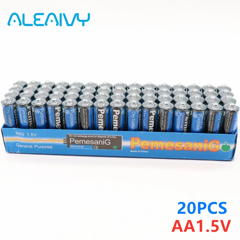 Alkaline Battery Disposable Battery 20PCS Disposable Alkaline Dry Battery AA 1.5V Battery Camera Calculator Alarm Clock Mouse Remote Control